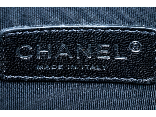 Chanel Silver Metallic Leather 