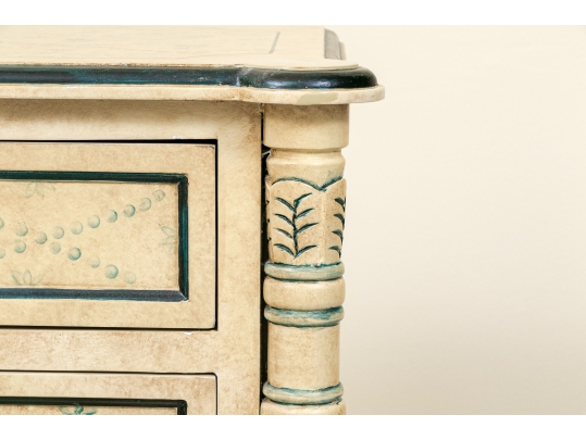 Attributed To Julia Gray Ltd. Louis XVI Style Painted Console Cabinet
