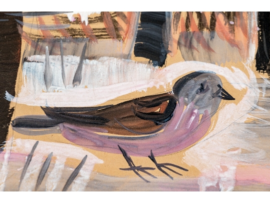 Collection Of A Variety Of Watercolors With Willi Hartung And Two Color Prints 