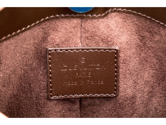 Louis Vuitton Moka Epi Leather Demi-Lune Pochette Bag, With Dustbag