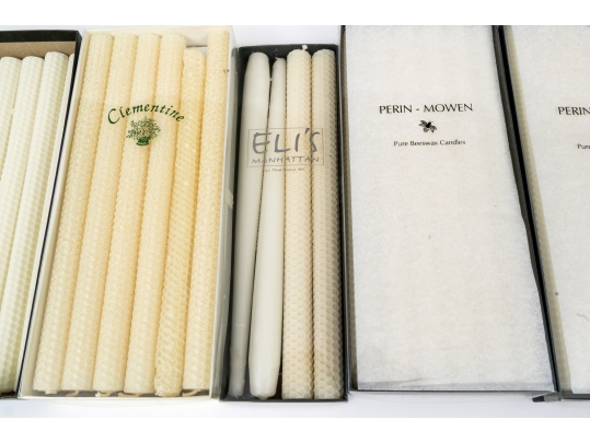 Collection Of Thirty-Nine Beeswax Candles