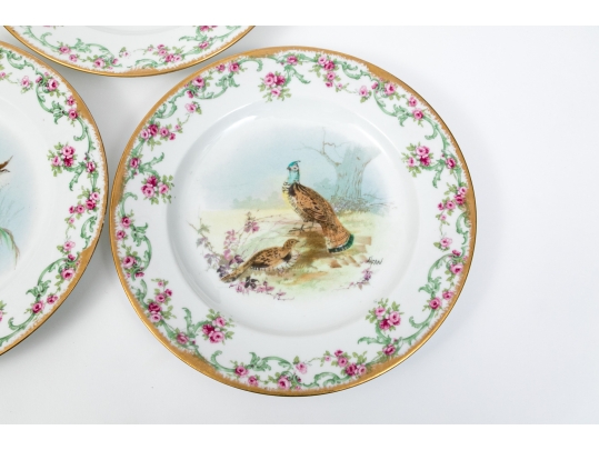 Set Of 11 French, Theodore Haviland Limoge Dishes, Signed