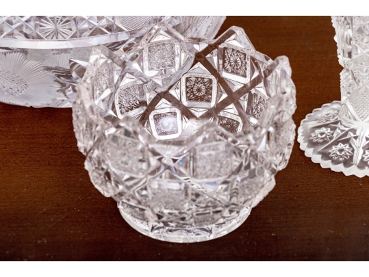 Collection Of ABC Glass Serving Wares