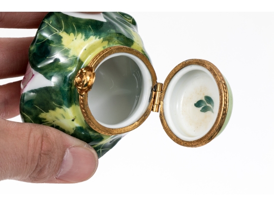 Collection Of Four Hand Painted Limoges Boxes