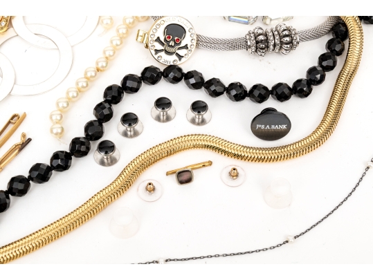 Collection Of Assorted Fashion And Costume Jewelry Pieces, Including Lee Angel And Monet