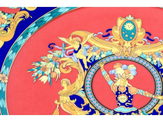 Seventeen Piece Set Of Versace Le Roy Soleil China Serving Wares