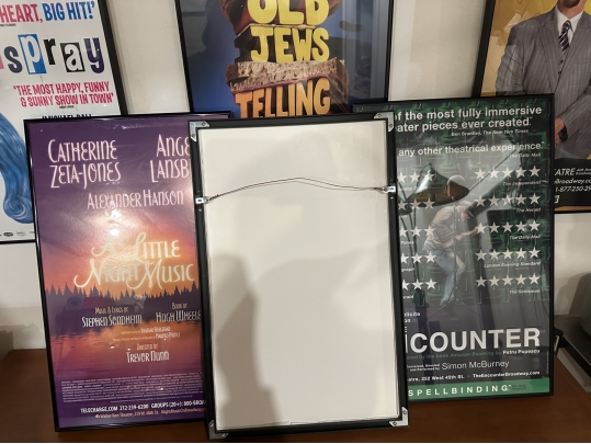 Group Of Six Framed Musical Posters Including Signed Penn & Teller