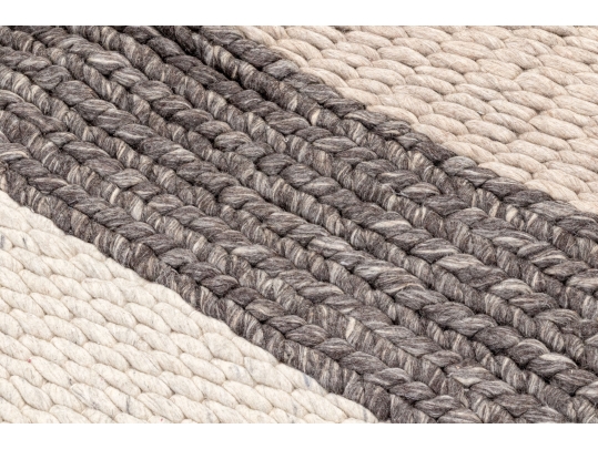 Hand Woven Felted Wool Shelton Casco Carpet, 7'-10