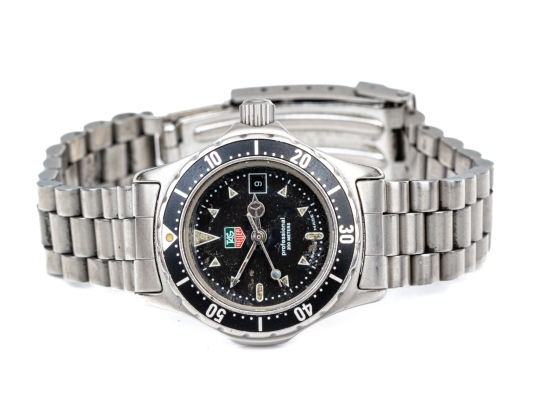 Tag Heuer 27MM Steel 973.008, Black Dial On Bracelet 