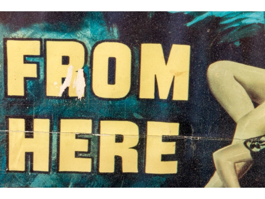 Collection Of Seven 1930's Stamford Theatre Movie Posters And  A 1953 Movie Poster