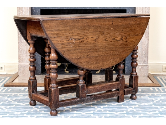 Antique Oak Gate Leg Table