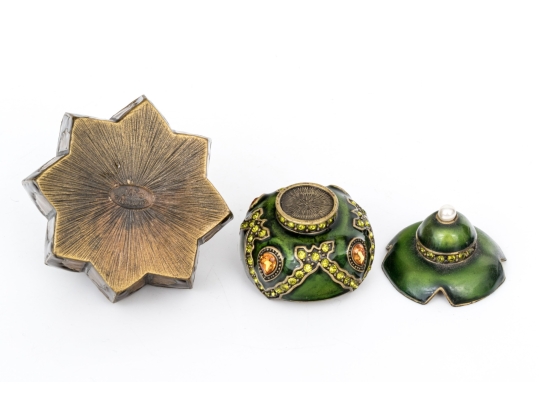 Jay Strongwater Two Trinket Boxes