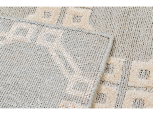 Hand Knotted Indian Linen Shumaq Carpet, 8' X 5', New