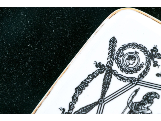 Vintage Fornasetti Neoclassical Decorated Plate