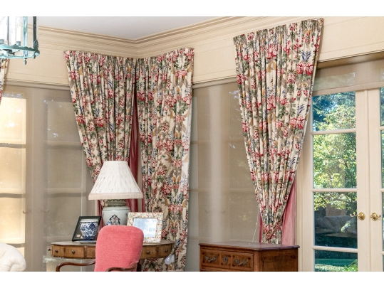 Substantial Group Of Luxurious Custom Curtains And Liners