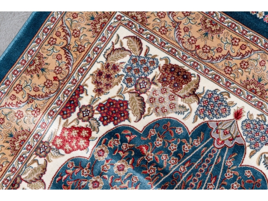 Turkish Silk Area Prayer Rug, 2'10