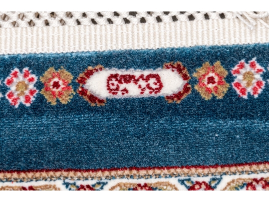 Turkish Silk Area Prayer Rug, 2'10