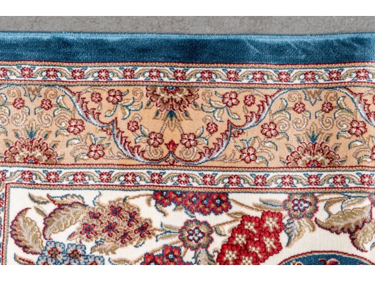 Turkish Silk Area Prayer Rug, 2'10