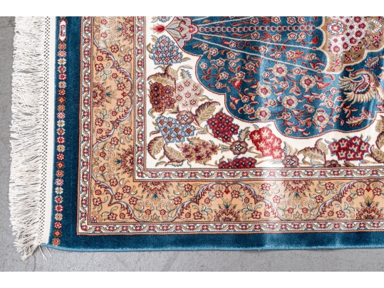 Turkish Silk Area Prayer Rug, 2'10