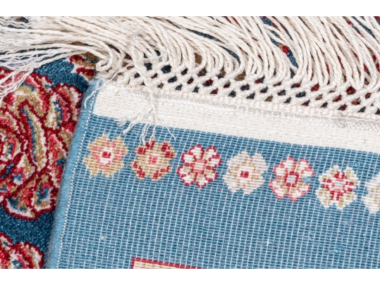Turkish Silk Area Prayer Rug, 2'10