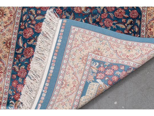 Turkish Silk Area Prayer Rug, 2'10
