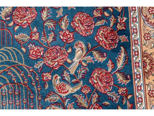 Turkish Silk Area Prayer Rug, 2'10
