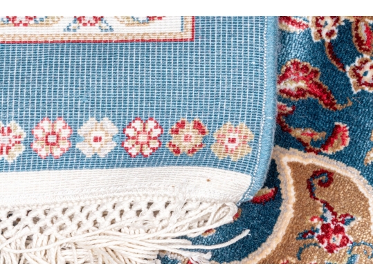 Turkish Silk Area Prayer Rug, 2'10