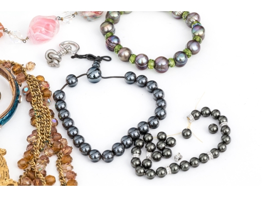 Collection Of Assorted Fashion And Costume Jewelry Pieces