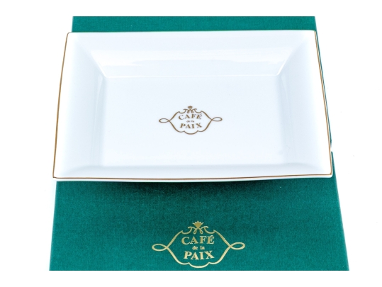 Royal Limoges Cafe De La Paix Porcelain Dish, Boxed