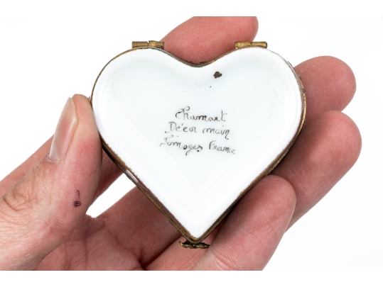 Collection Of Four Hand Painted Limoges Boxes