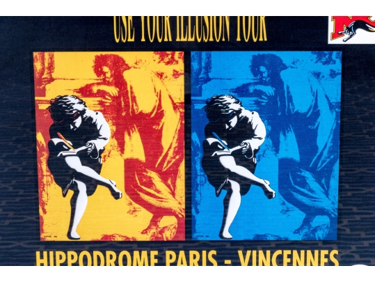 Guns N' Roses Use Your Illusion Tour 1922 Poster