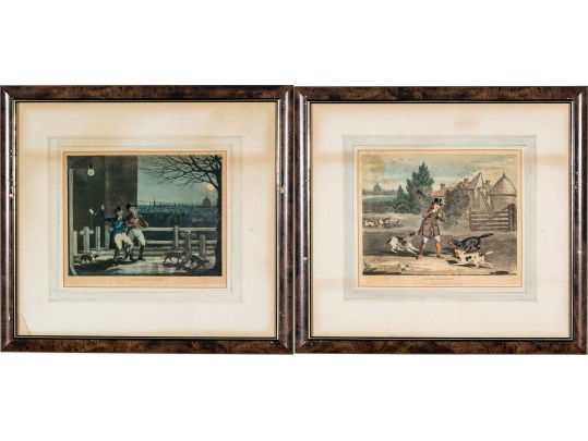 Two English 19th Century Color Prints