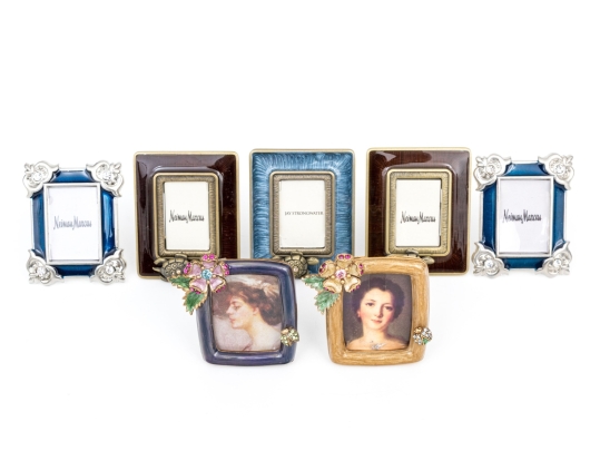 Collection Of Six Jay Strongwater Tiny Picture Frames