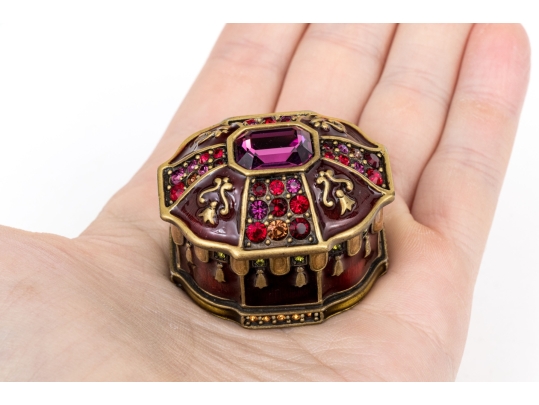 Jay Strongwater Trinket Box, Boxed