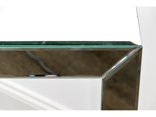 Hollywood Regency Mirrored Console Tabe