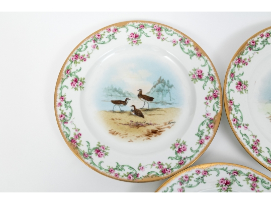 Set Of 11 French, Theodore Haviland Limoge Dishes, Signed