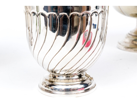 Four Quality English Silver-Plated Bowl