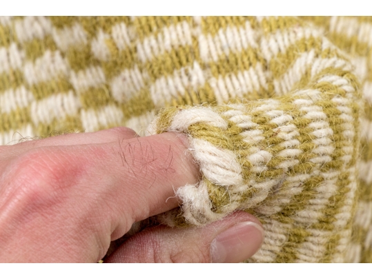 Hand Woven Wool Carpet, 7'-6