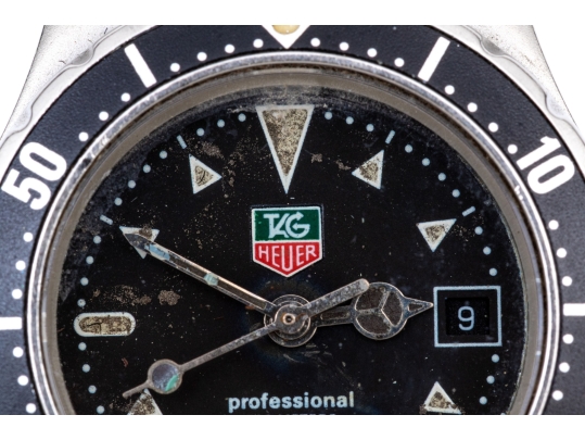 Tag Heuer 27MM Steel 973.008, Black Dial On Bracelet 