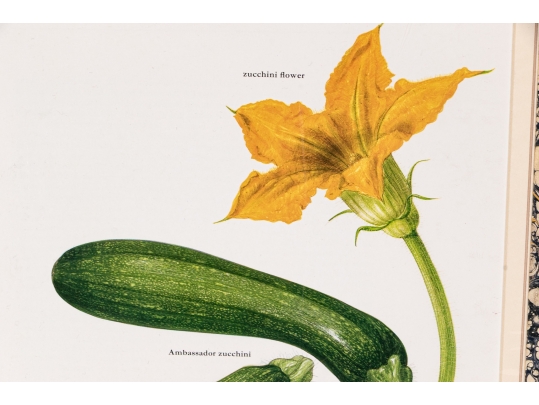 Set Of Fifteen Decorative Vegetable And Fruit Prints, 20th C. 