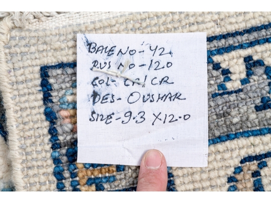 Soft Hand Knotted Wool Turkish Knot Room Size Carpet, 12' X 9', New