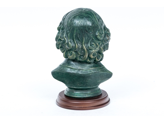 Vintage Composition Bust Of Shakespeare