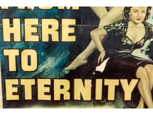 Collection Of Seven 1930's Stamford Theatre Movie Posters And  A 1953 Movie Poster