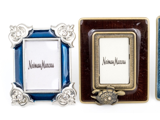 Collection Of Six Jay Strongwater Tiny Picture Frames