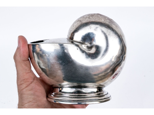 Collection Of Four Shell Form Silverplate Table Wares