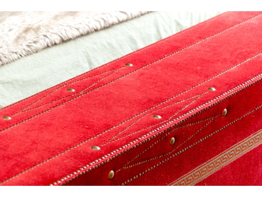 Custom Upholstered Footed Bench