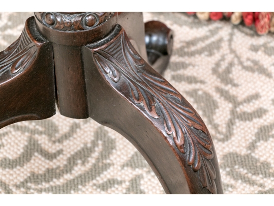 Antique Mahogany Wine Stand