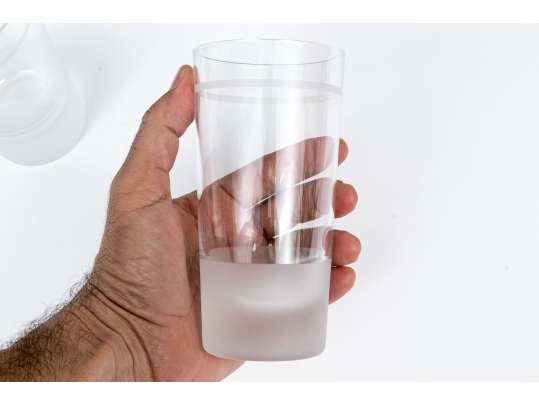 Set Of Four Vintage Bulgari By Rosenthal High Ball Glasses