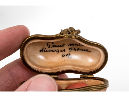 Collection Of Four Hand Painted Limoges Boxes