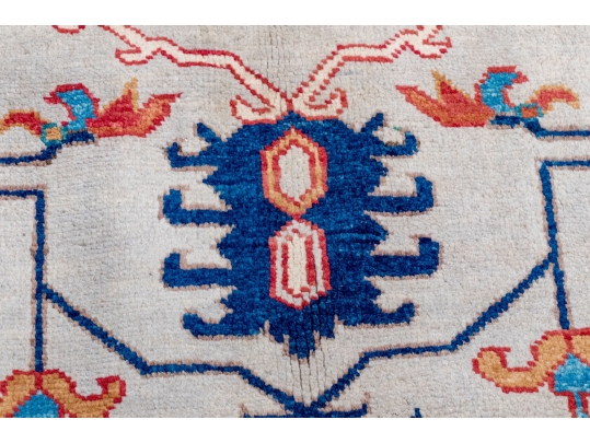 PREMIUM HAND-KNOTTED WOOL PAKISTAN KAZAK CARPET, 9' X 11'-8